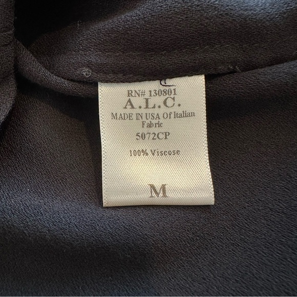 Elegant A.L.C Black and White Women's Sleeveless Top - Picture 11 of 13